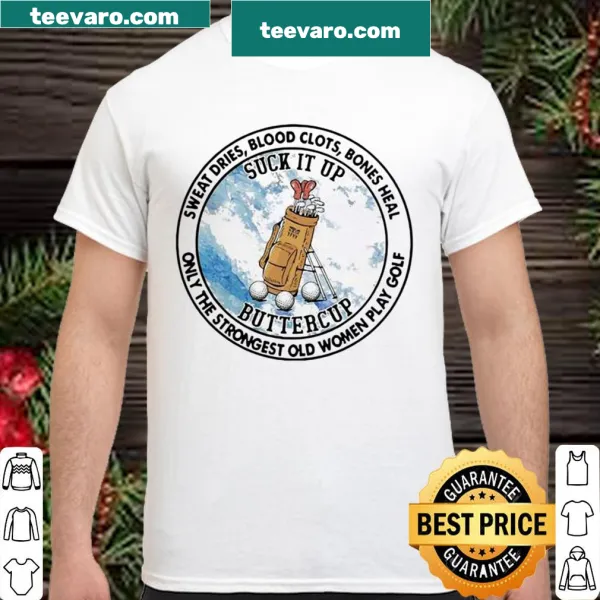 Inspirational golf shirt for women with empowering typography