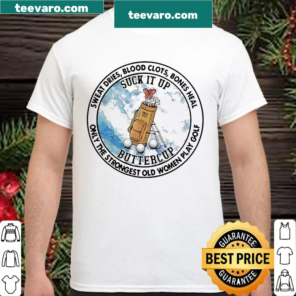 Inspirational golf shirt for women with empowering typography