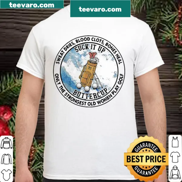 Edgy golf shirt with motivational text for women