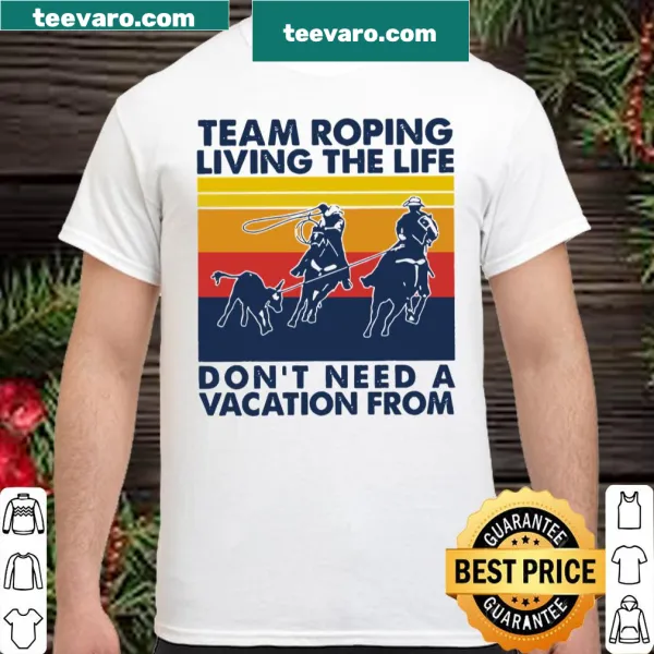Vintage team roping graphic shirt