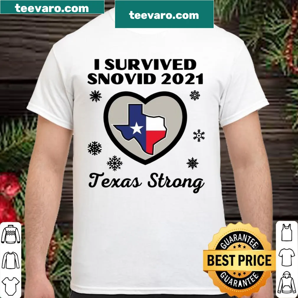 Texas-themed shirt commemorating the 2021 snowstorm