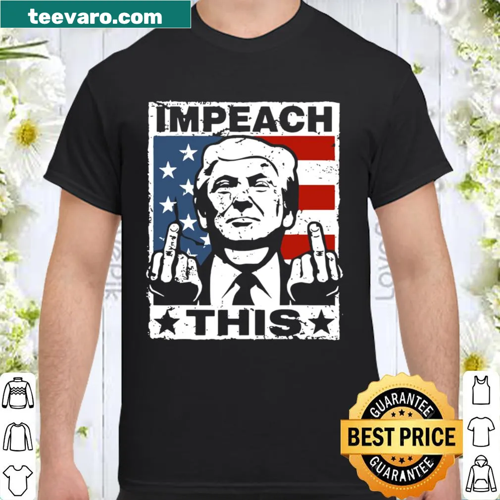 Edgy political shirt featuring an American flag and provocative text.