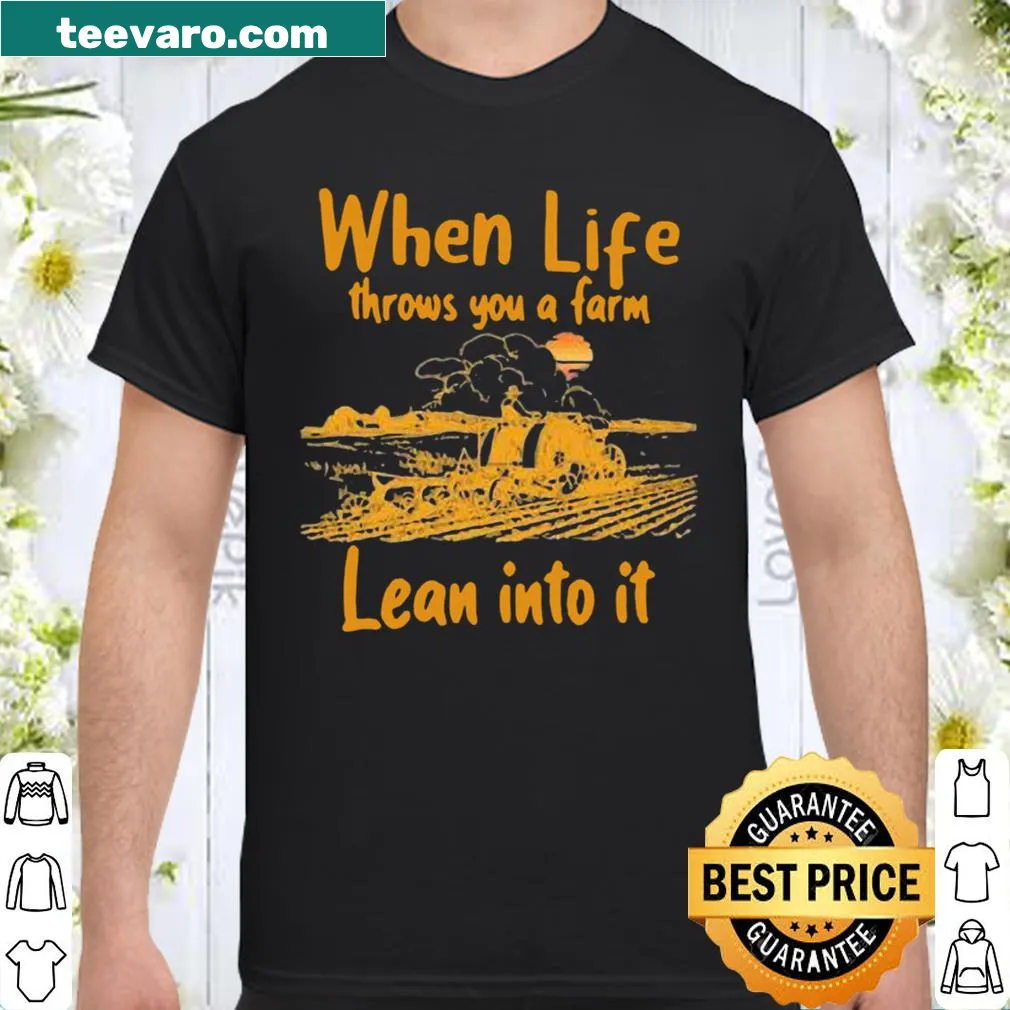 Inspirational farm-themed shirt for moms with gardening graphic