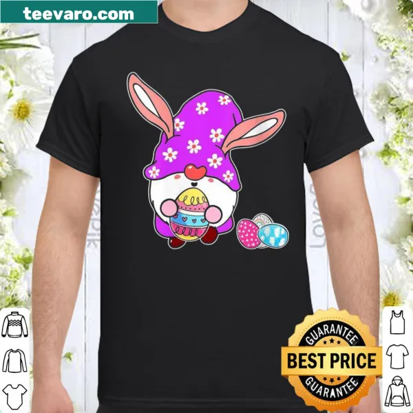 Adorable gnome cartoon Easter t-shirt for women and girls