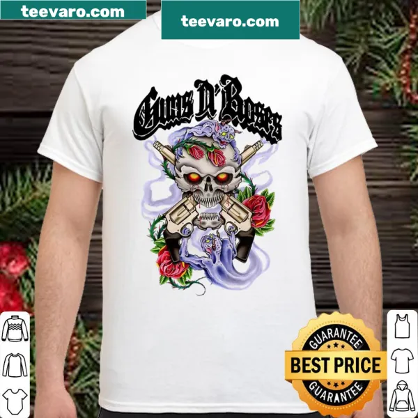Guns N' Roses vintage-style graphic on a women's v-neck shirt