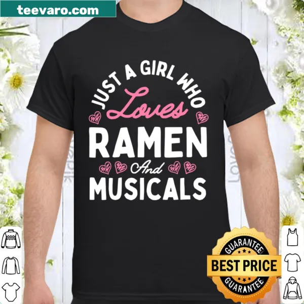 Text design celebrating love for ramen and musicals