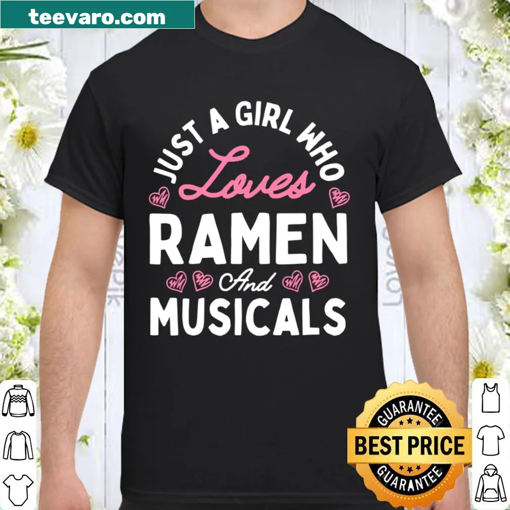 Text design celebrating love for ramen and musicals
