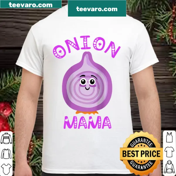 Raglan tee featuring 'Onion Mama' with sweet onion graphic