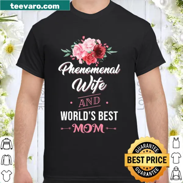 Proud 'World's Best Mom' shirt with bold typography
