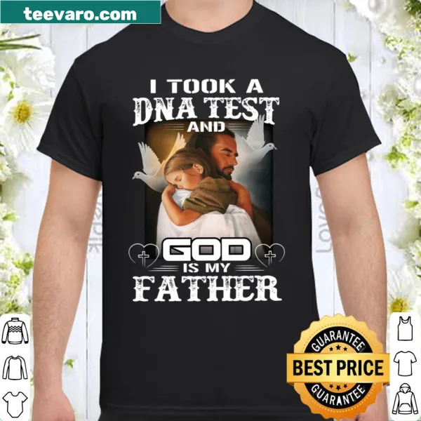 Humorous faith-themed shirt with clever text design