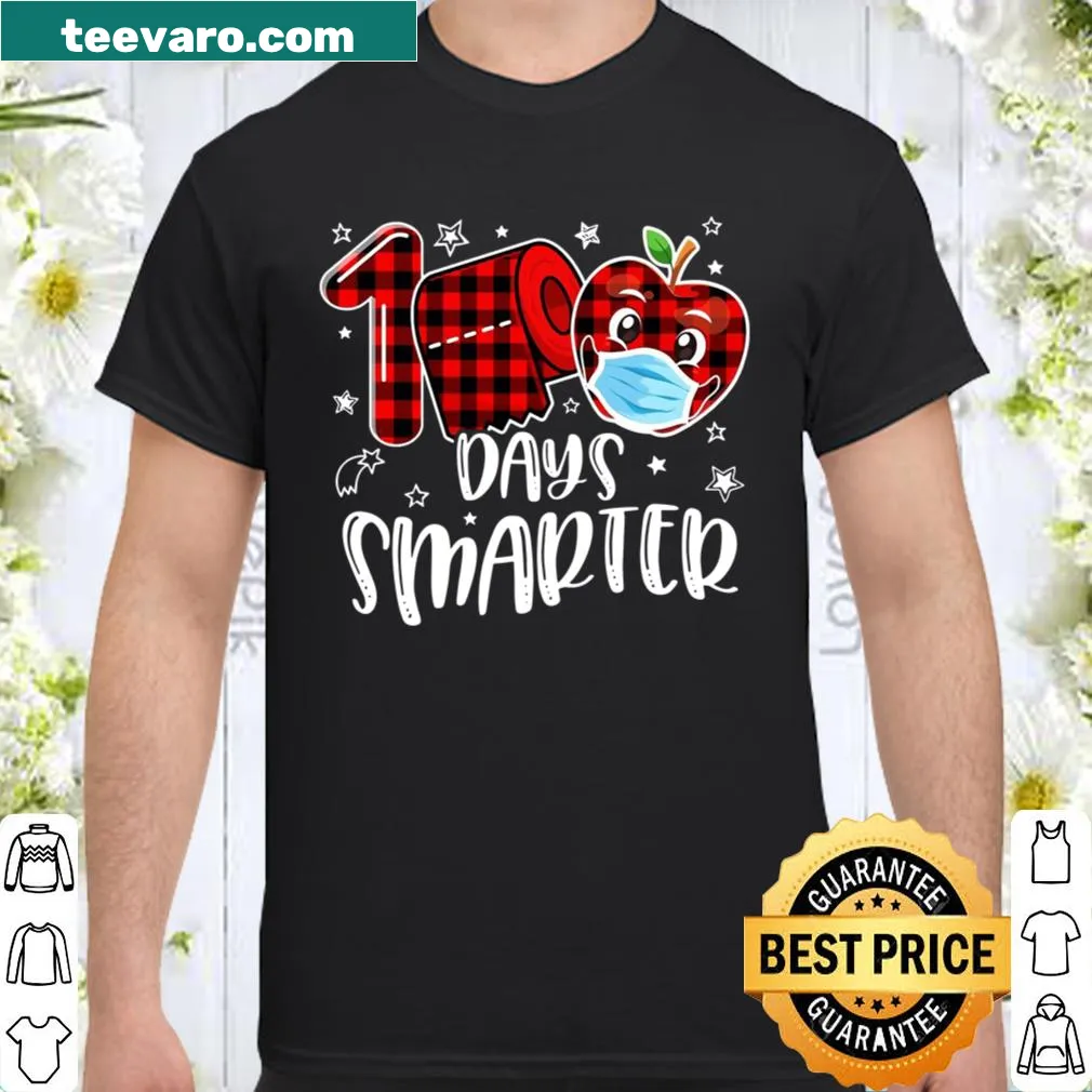 Shirt stating '100 Days Smarter' for the 100th school day celebration