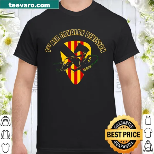 Military-themed shirt honoring the 1st Air Cavalry Division