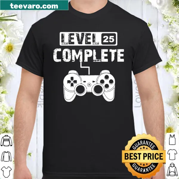 T-shirt celebrating a 25th wedding anniversary