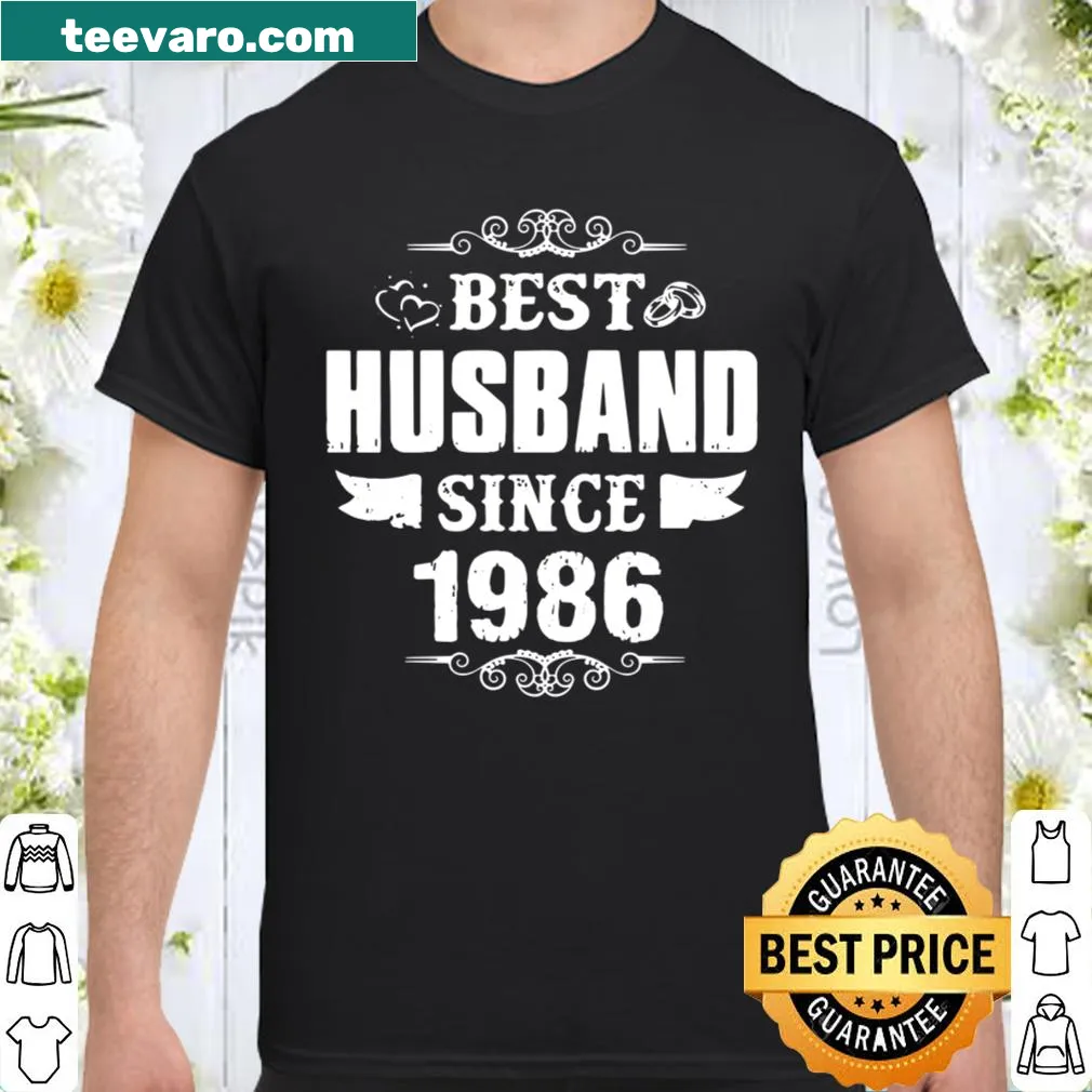 Anniversary shirt celebrating 35 years of marriage since 1986