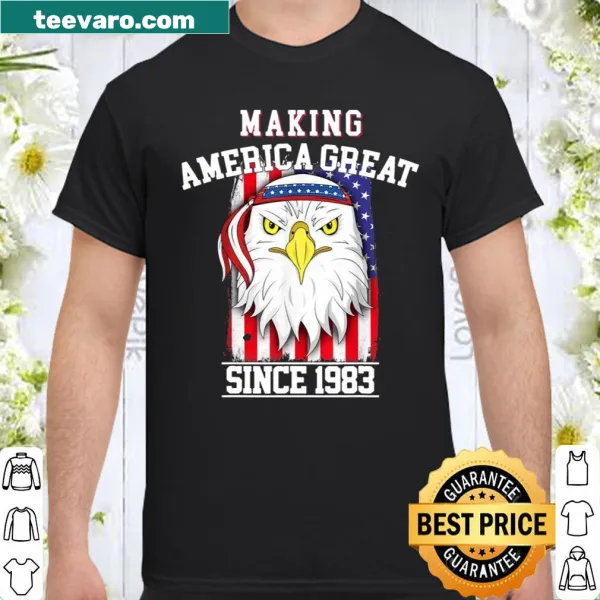 38th birthday shirt celebrating 1983