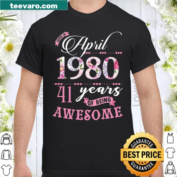 Floral design celebrating a woman's 41st birthday
