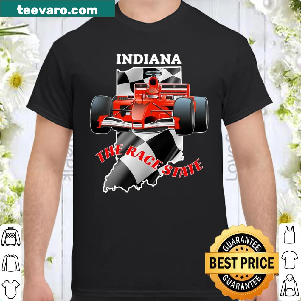 Checkered flag shirt celebrating Indianapolis 500 race