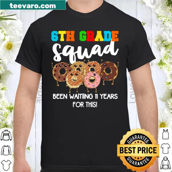 Funny donut graphic for 6th graders returning to school