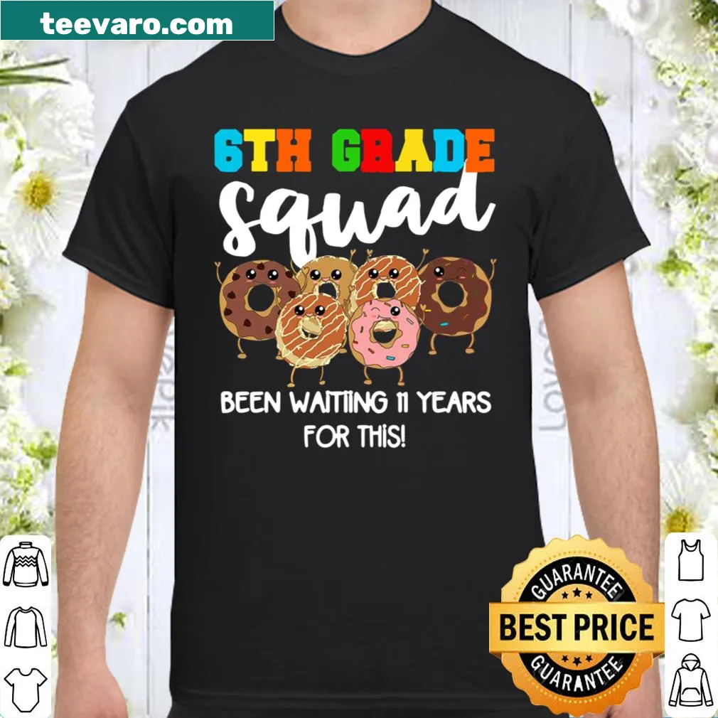 Funny donut graphic for 6th graders returning to school