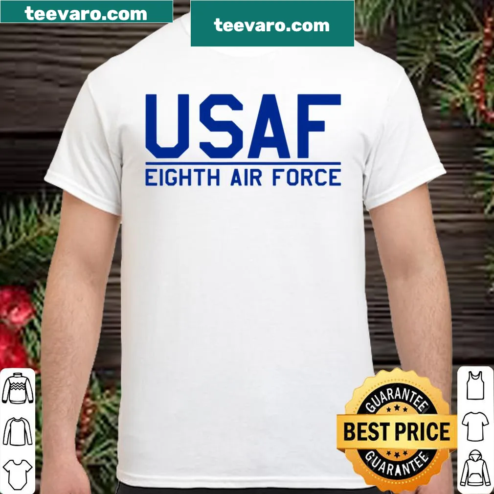 Bold illustration shirt honoring the 8th Air Force USAF
