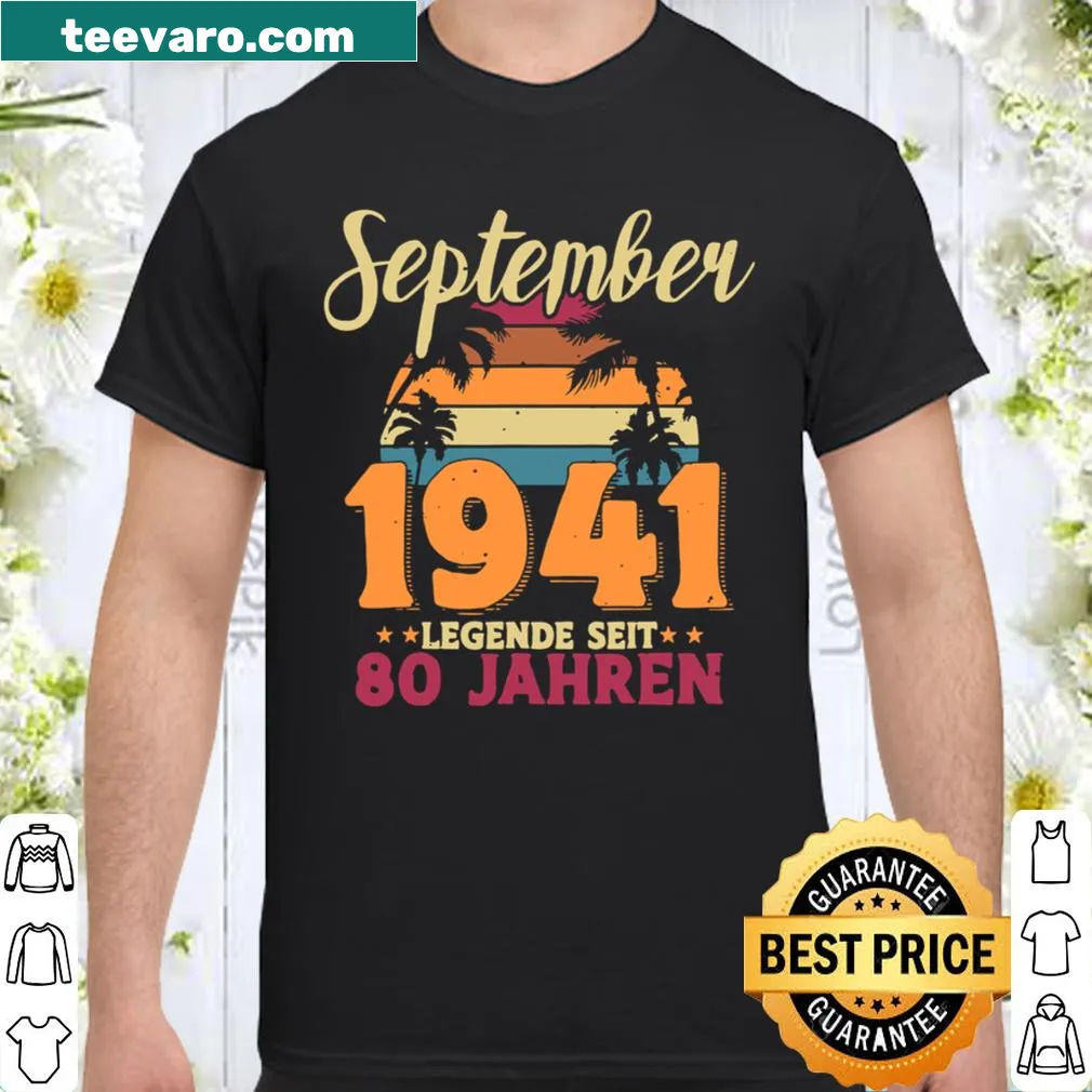 Vintage design celebrating an 80th birthday for men and women