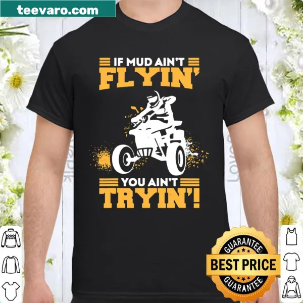 Playful ATV riding slogan on a casual t-shirt