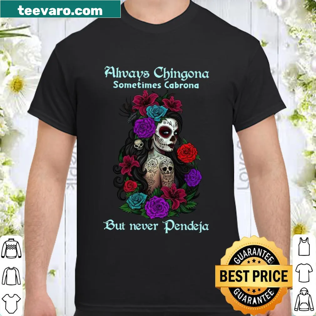 Empowering shirt with humorous phrase about confidence