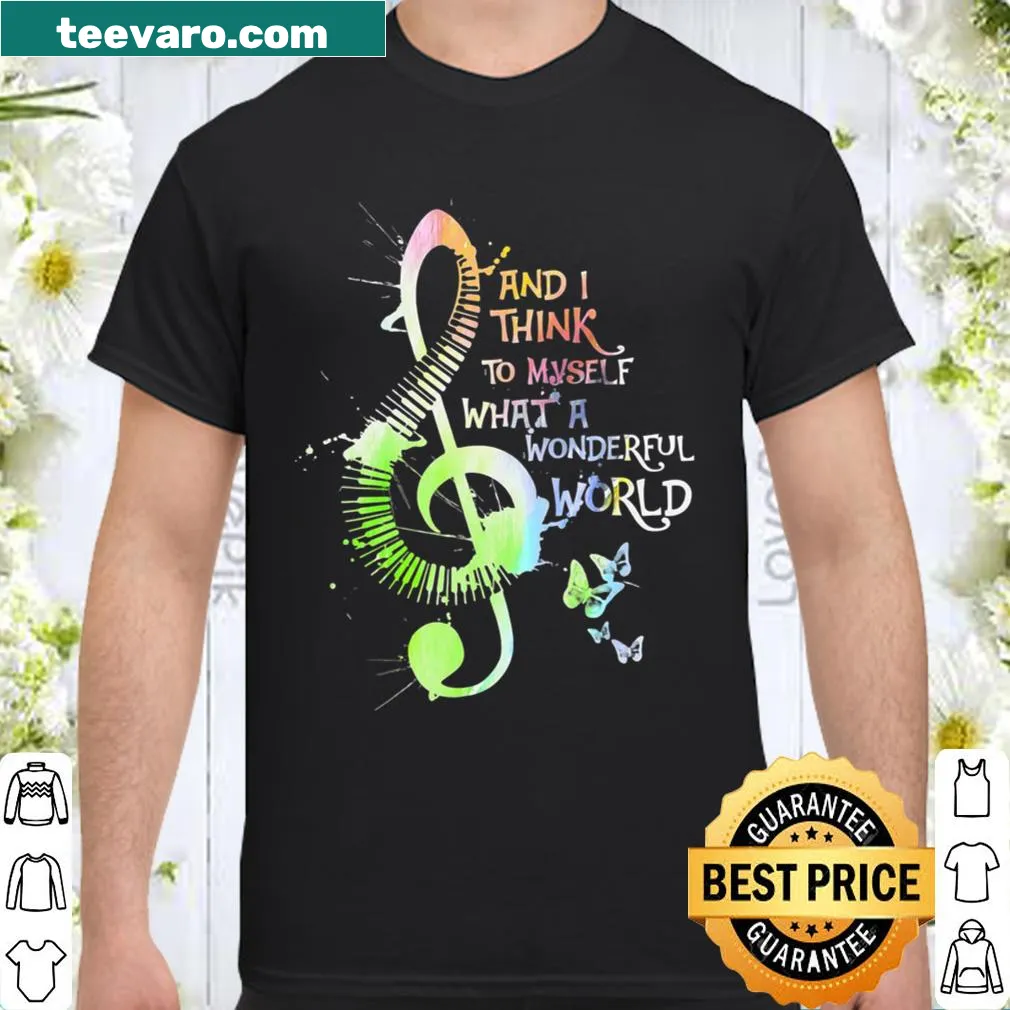 Inspirational shirt with a famous music quote