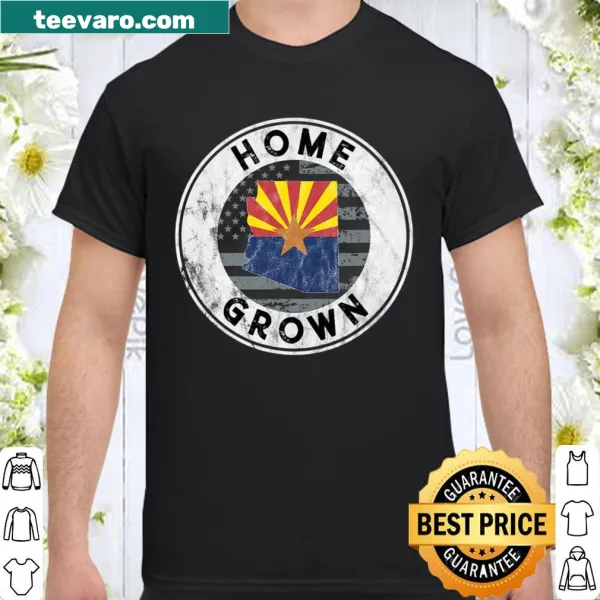 Arizona flag design on a proud American t-shirt