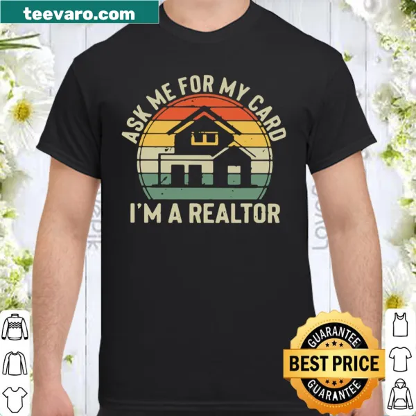 Vintage realtor shirt with humorous text