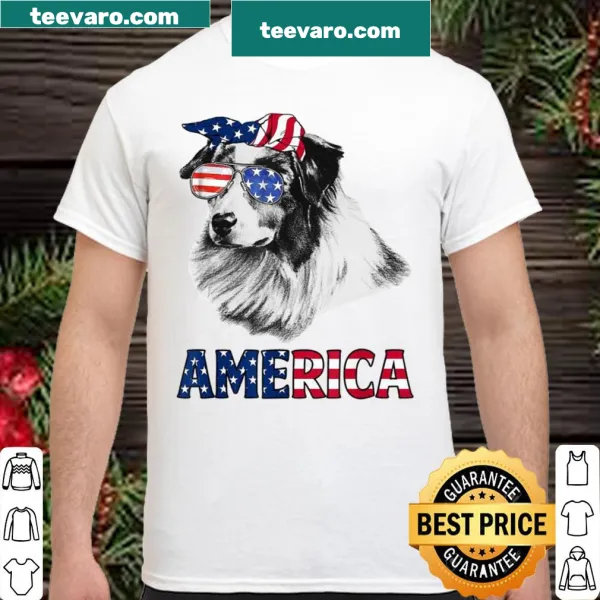 Shirt for Aussie moms featuring 'Aussie Mom' text with dog imagery