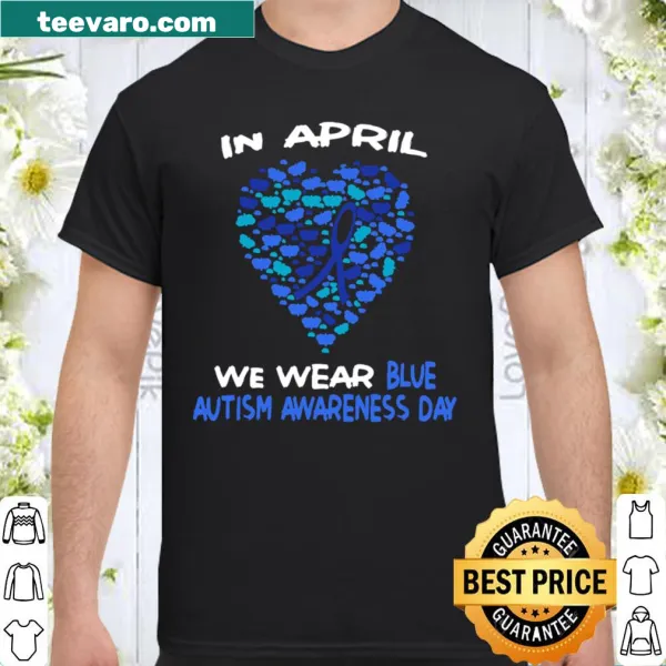 Support Autism Awareness with a shirt displaying a blue theme