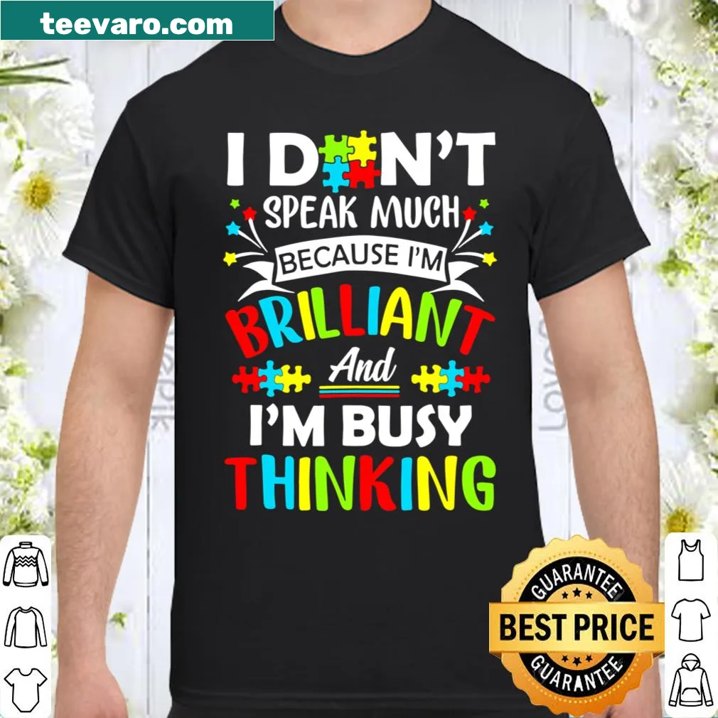 Autism awareness shirt with a message about communication