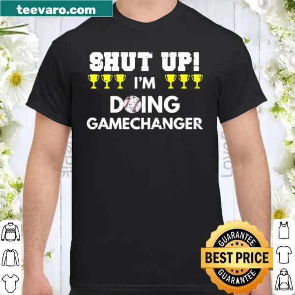Vintage retro baseball shirt with humorous gamechanger text