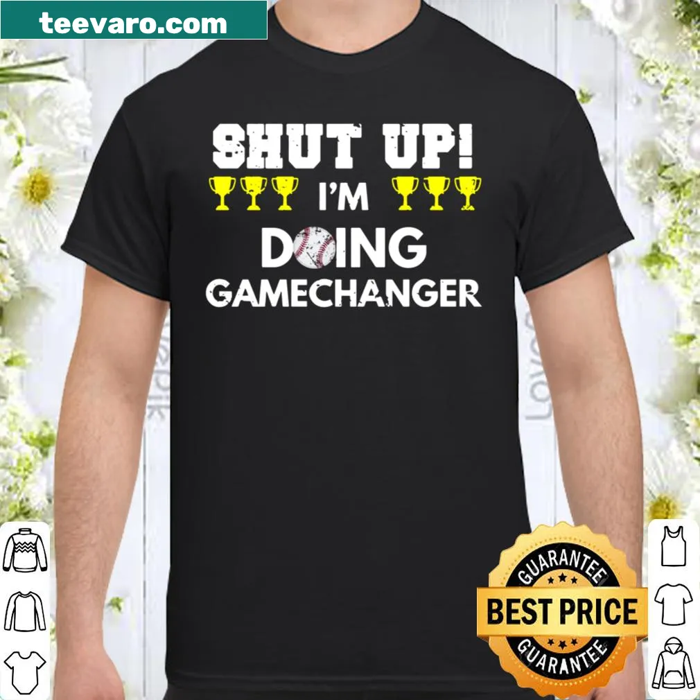 Vintage retro baseball shirt with humorous gamechanger text
