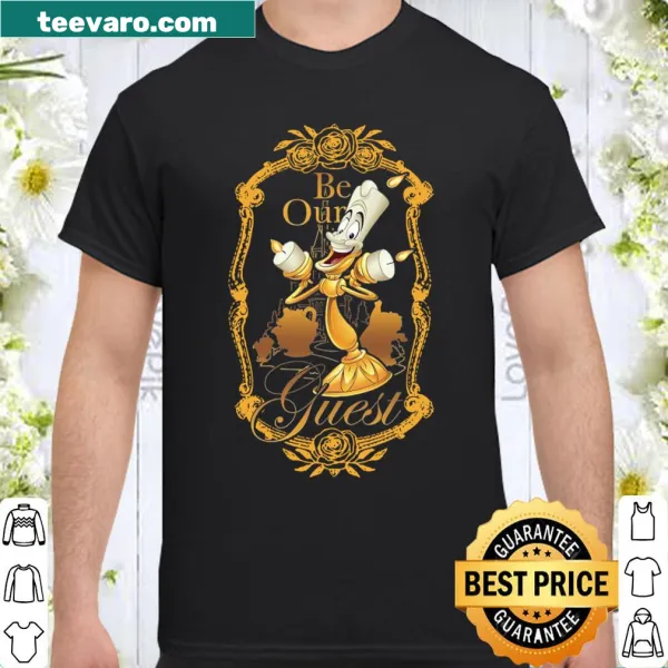 Graphic shirt featuring 'Be Our Guest' from Beauty and the Beast