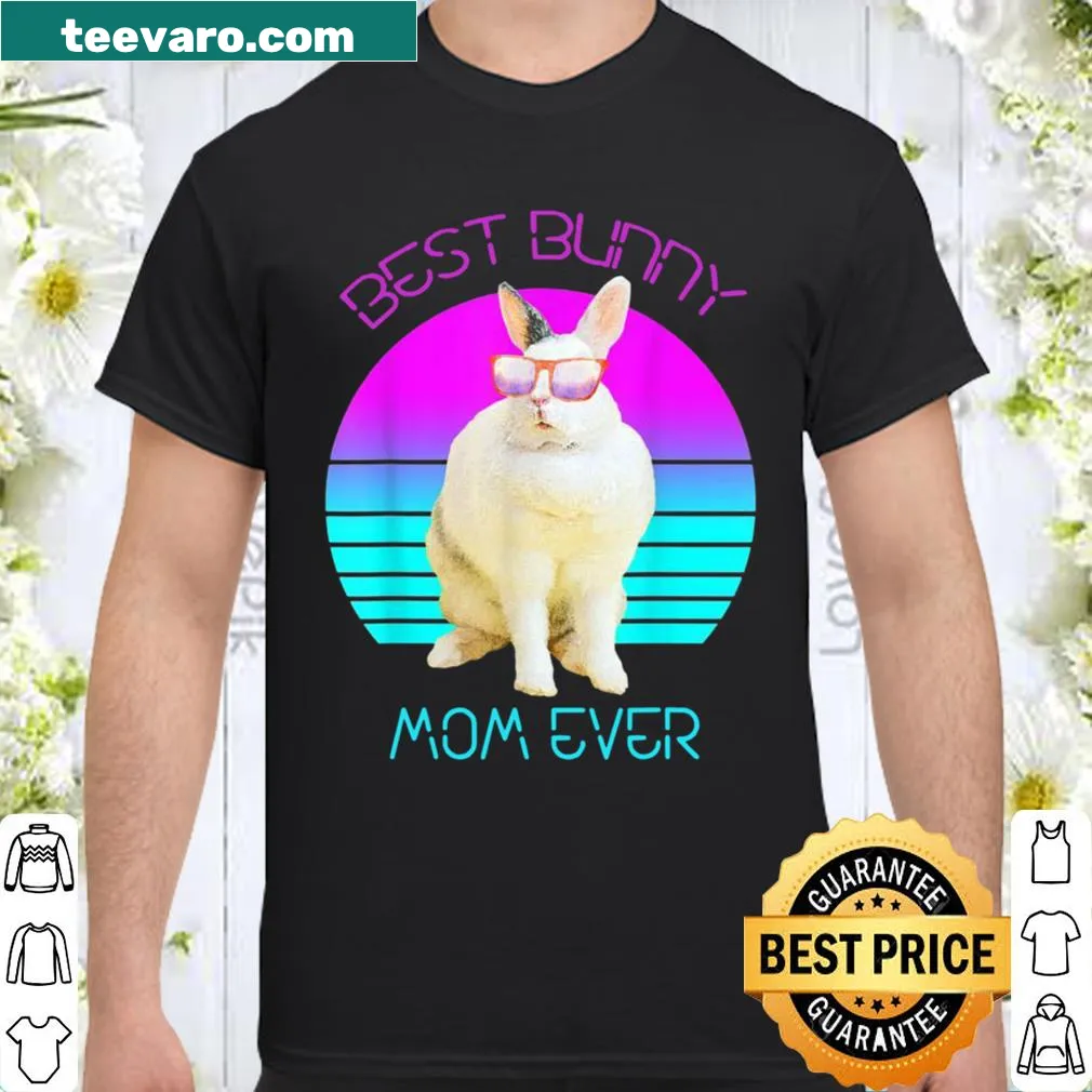 Retro-style shirt for bunny moms with playful graphics.
