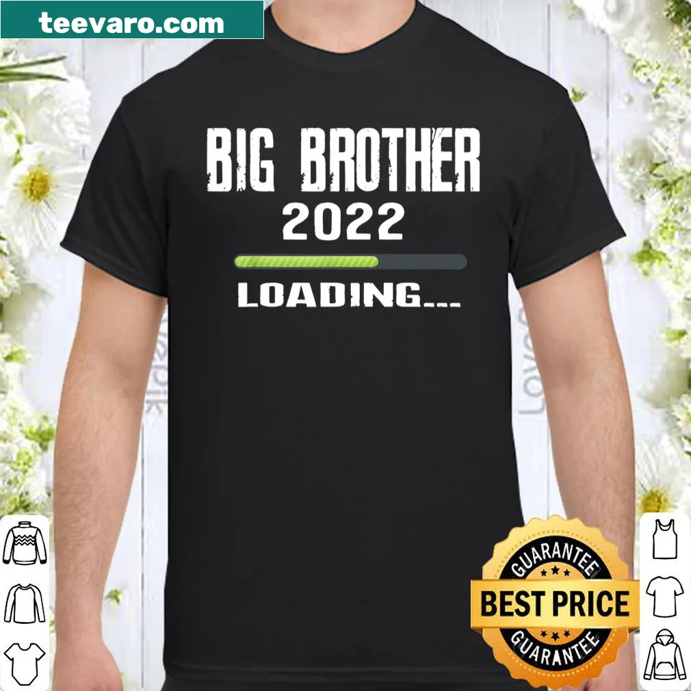 Playful shirt for an older brother-to-be, humorously announcing his promotion.
