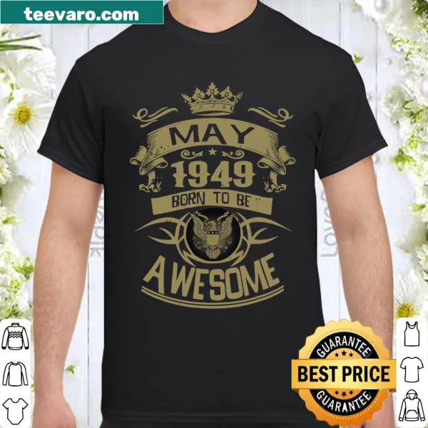 Vintage May 1949 birthday shirt design