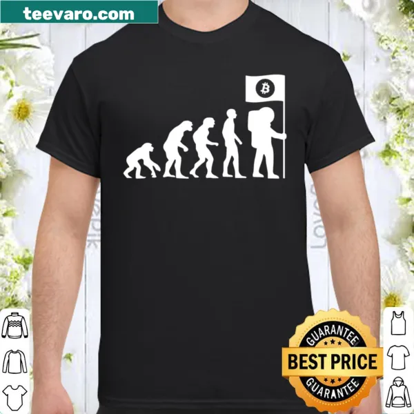 Bitcoin evolution revolution themed shirt