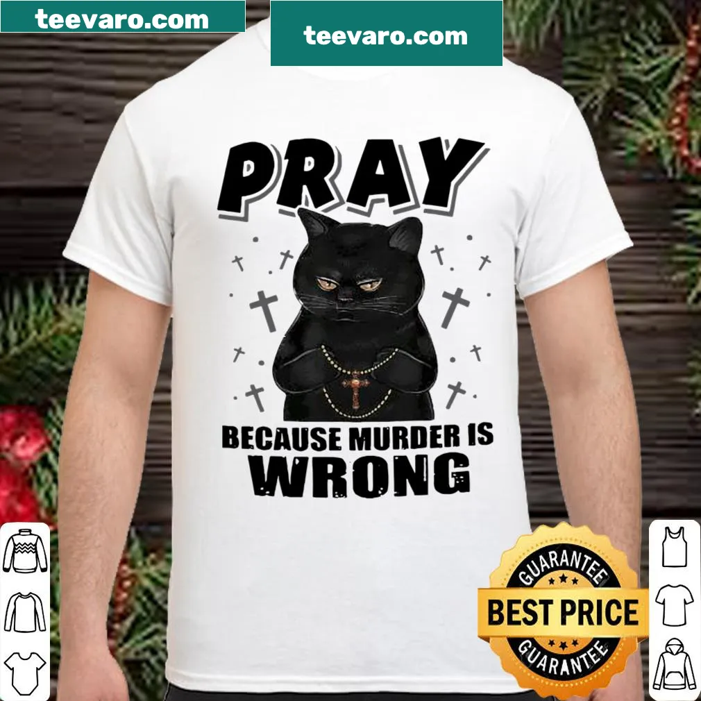Shirt with text advocating for cats with a humorous twist