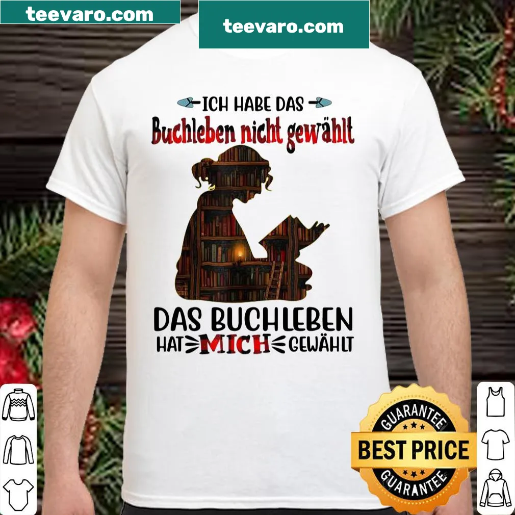 Book-themed shirt celebrating bookworms with the text 'Book Life Choosing Me'