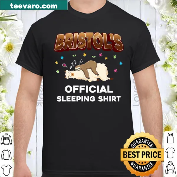 Personalized sleep shirt for kids with the name Bristol