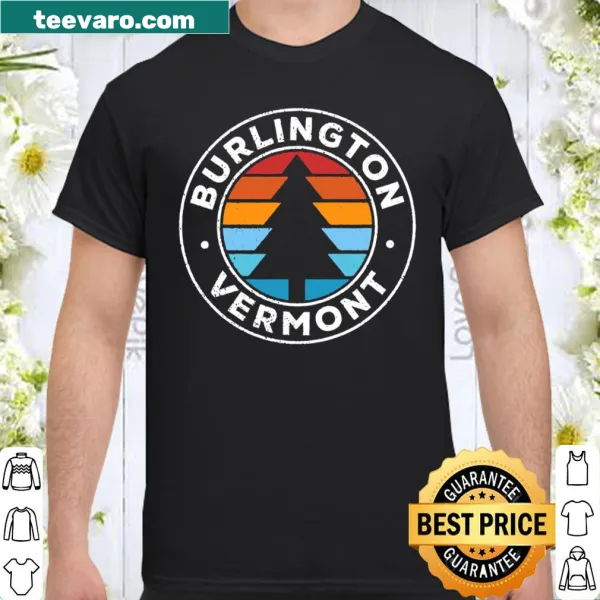 Vintage graphic shirt featuring Burlington Vermont design