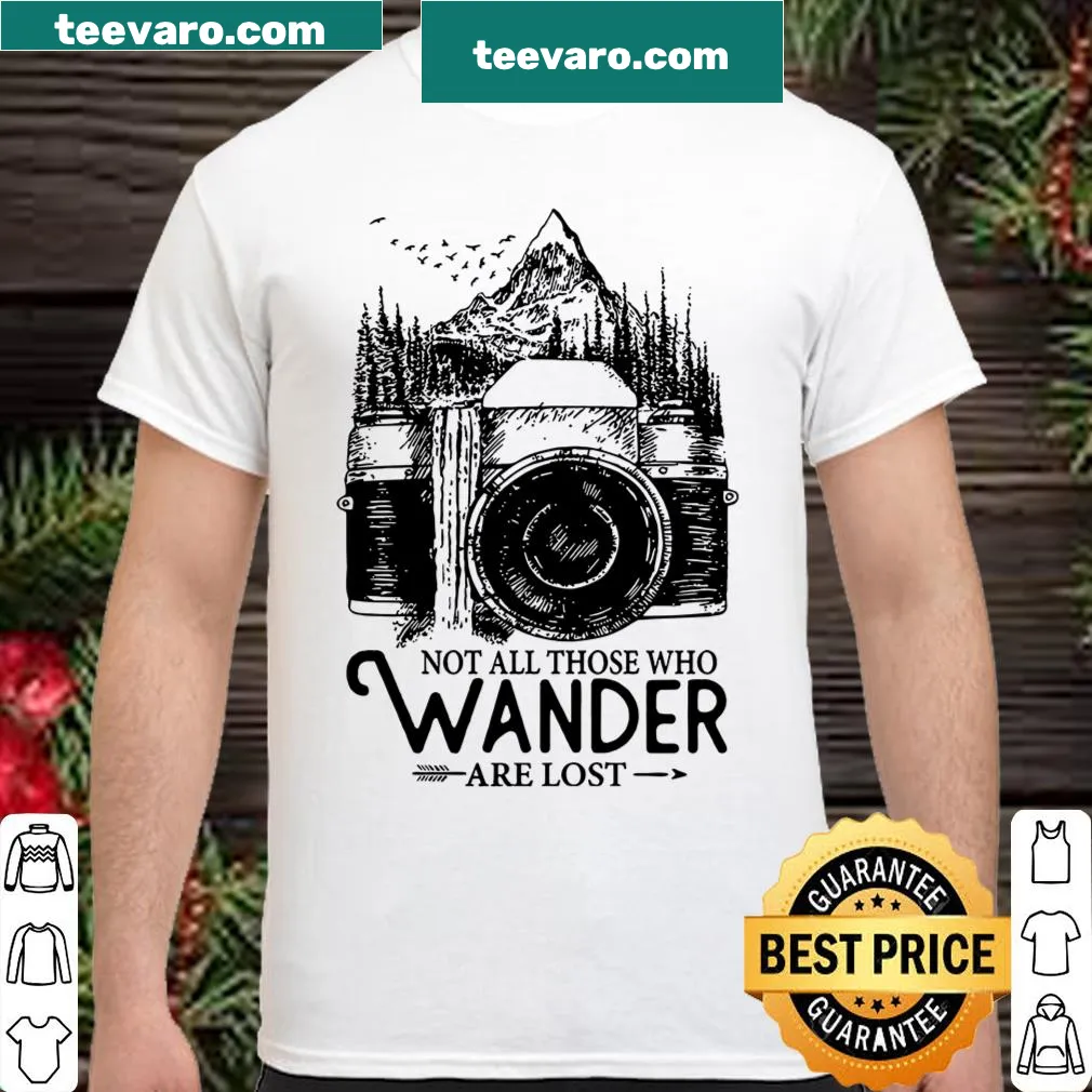 Wanderlust-themed shirt with inspirational phrase