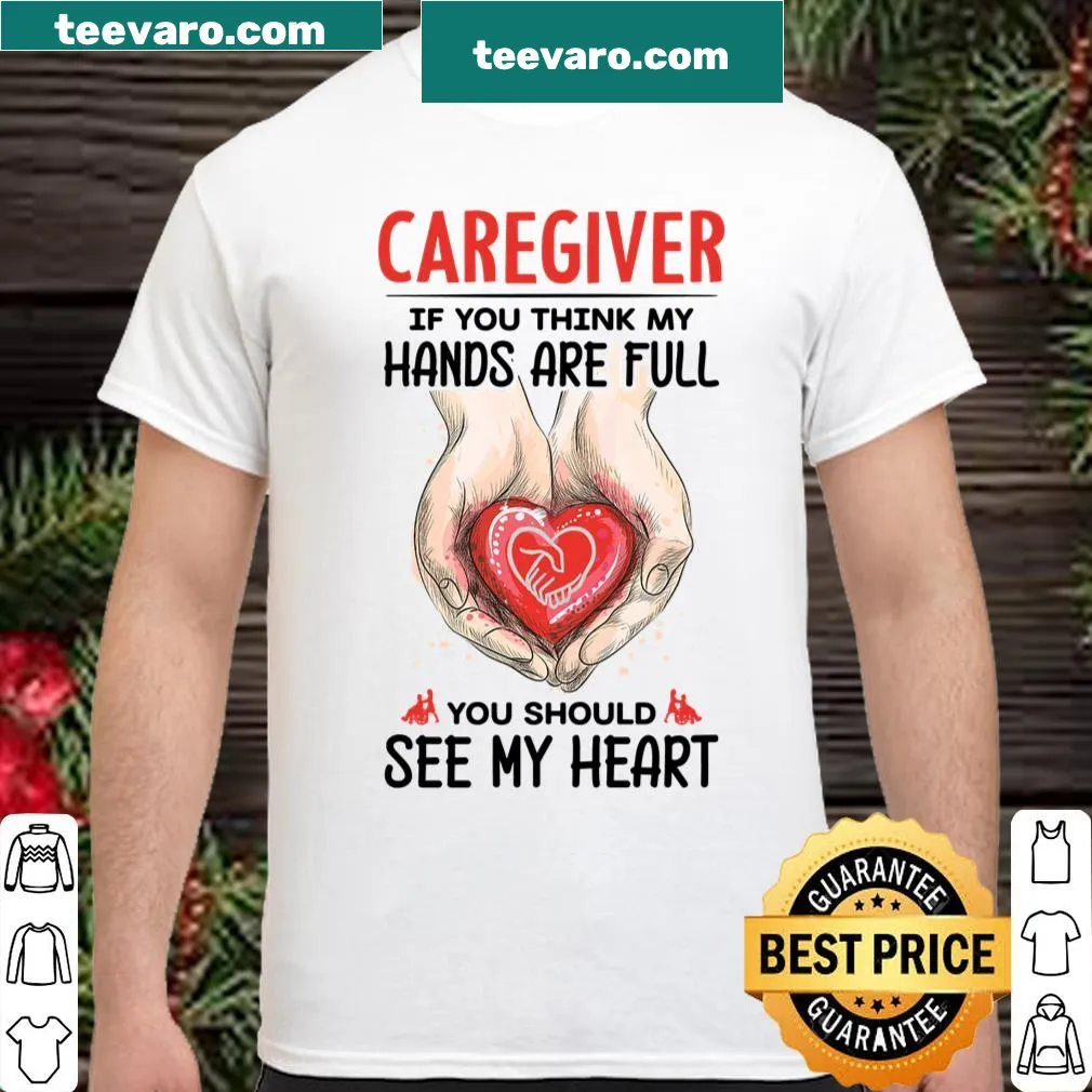 Heartfelt caregiver slogan shirt for nurses