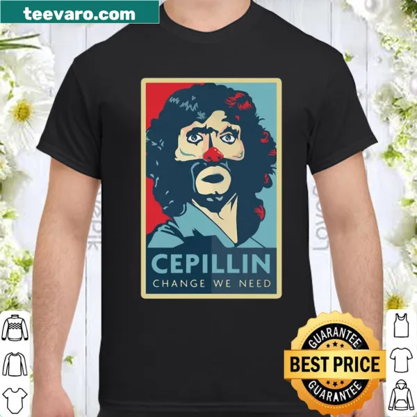 Humorous shirt with Cepillin clown graphic