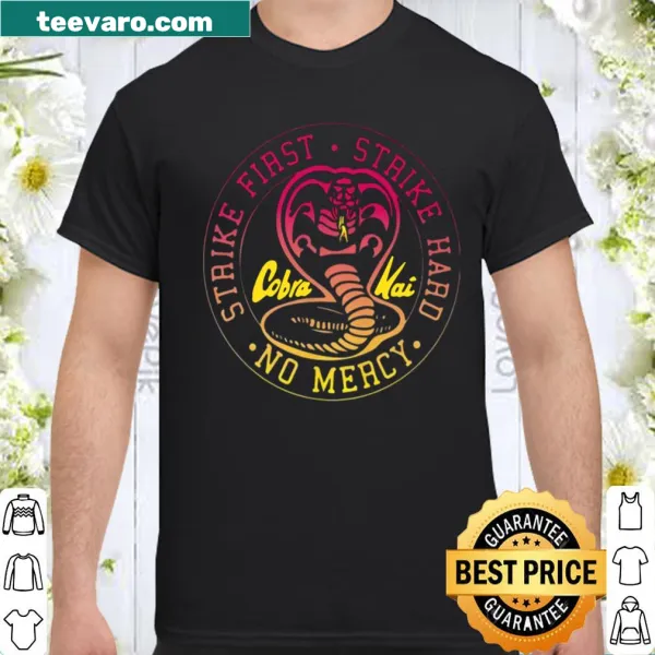 Vintage retro shirt celebrating Cobra Kai legacy for fans.