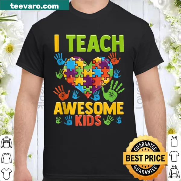 Typography shirt for special education teachers with a positive message