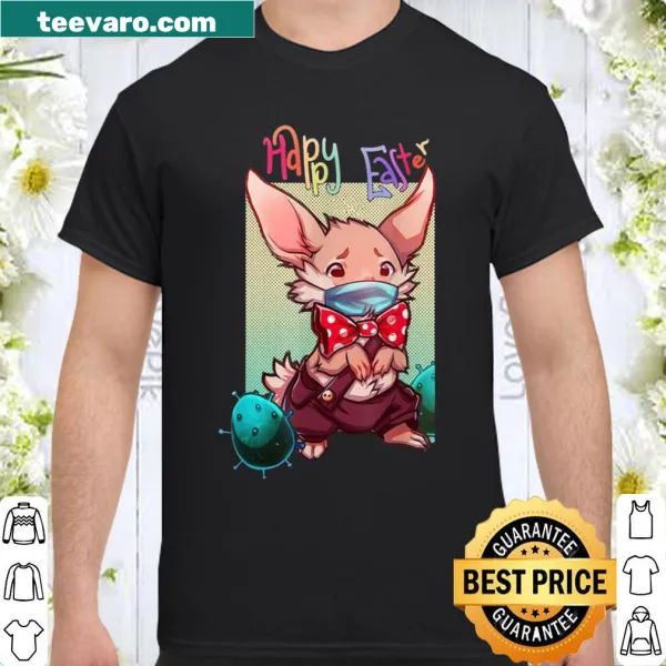 Adorable Easter shirt with a unicorn rabbit illustration for girls